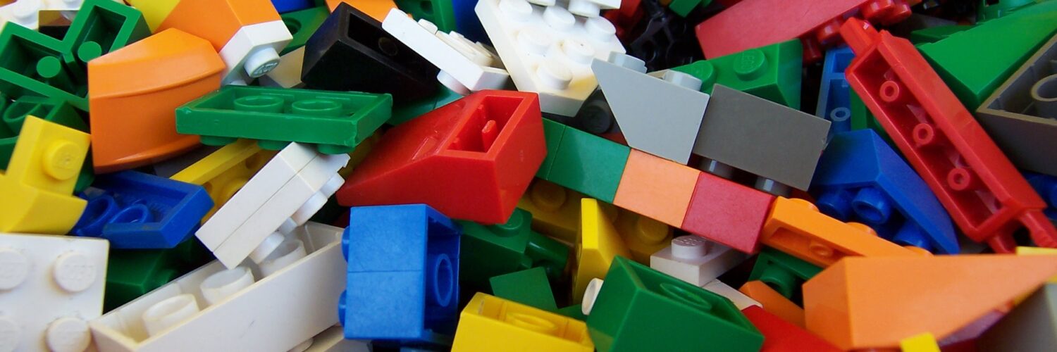 mattoncini da costruzione assortiti