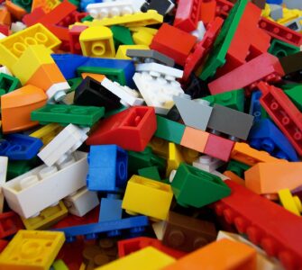 mattoncini da costruzione assortiti